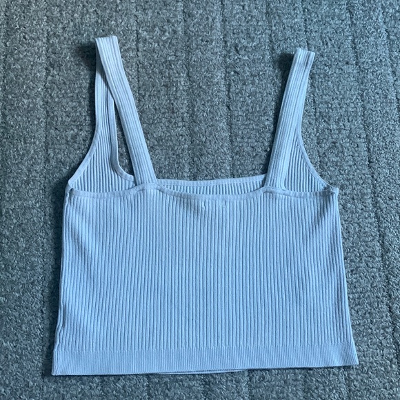 Blue Garage cropped tank. - Picture 2 of 3